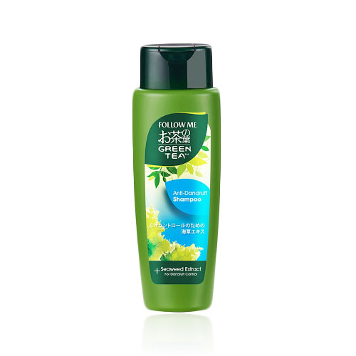 followme green tea anti dandruff shampoo seaweed extract