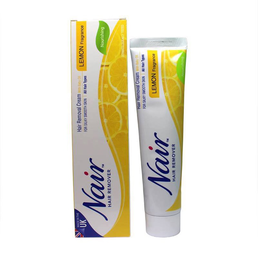 nair hair removal cream lemon 110g