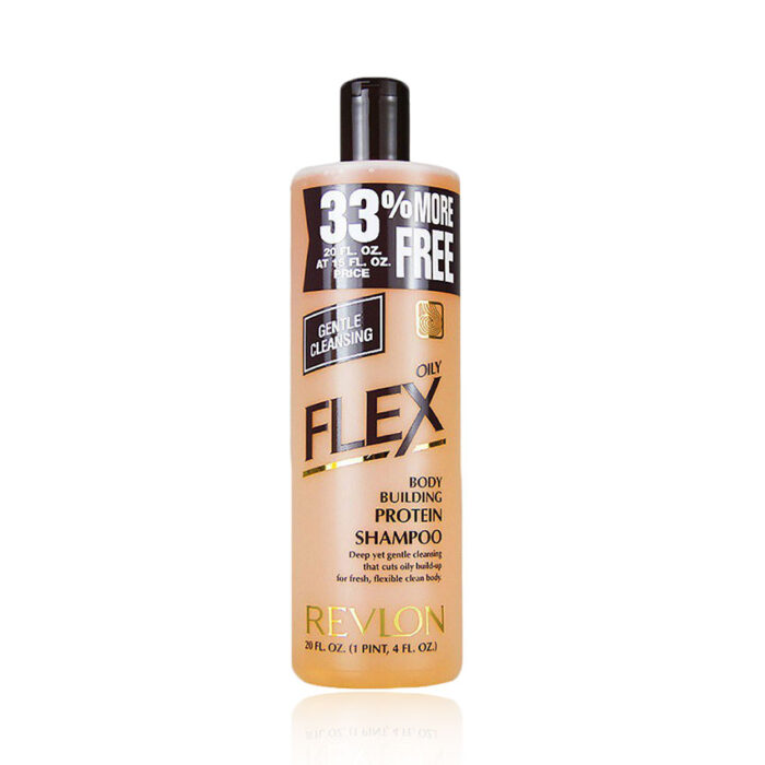 revlon body building protein shampoo oily