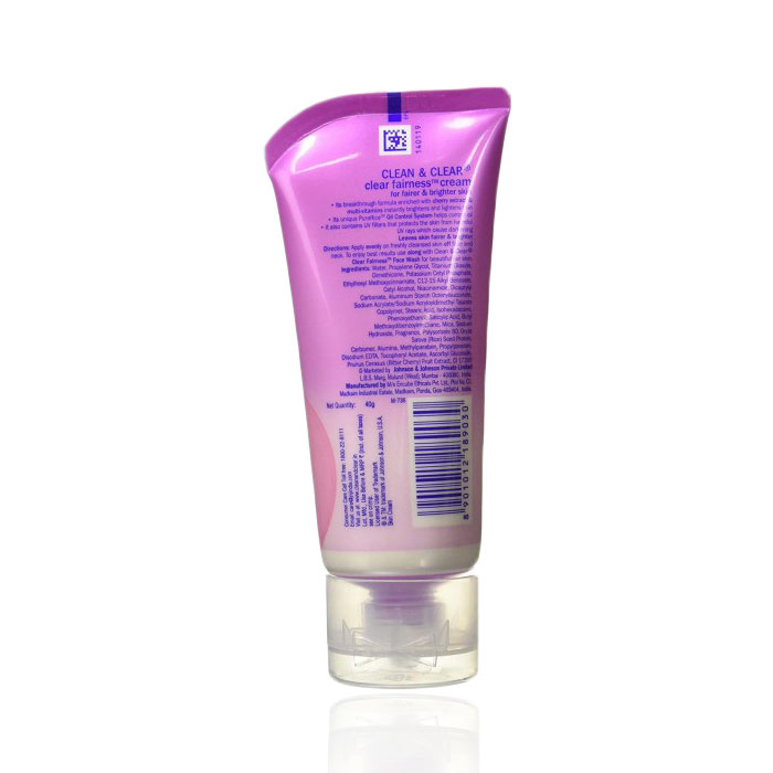 clean clear fairness cream oill free for fairer brighter skin cherry extract formula uv sunscreens 02