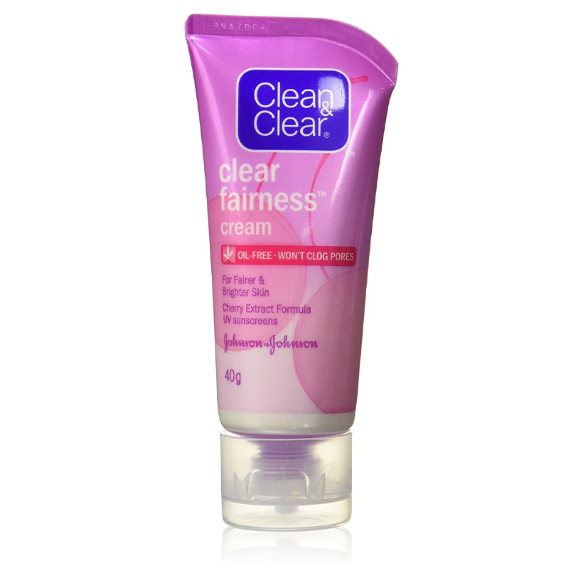 clean clear fairness cream oill free for fairer brighter skin cherry extract formula uv sunscreens 04