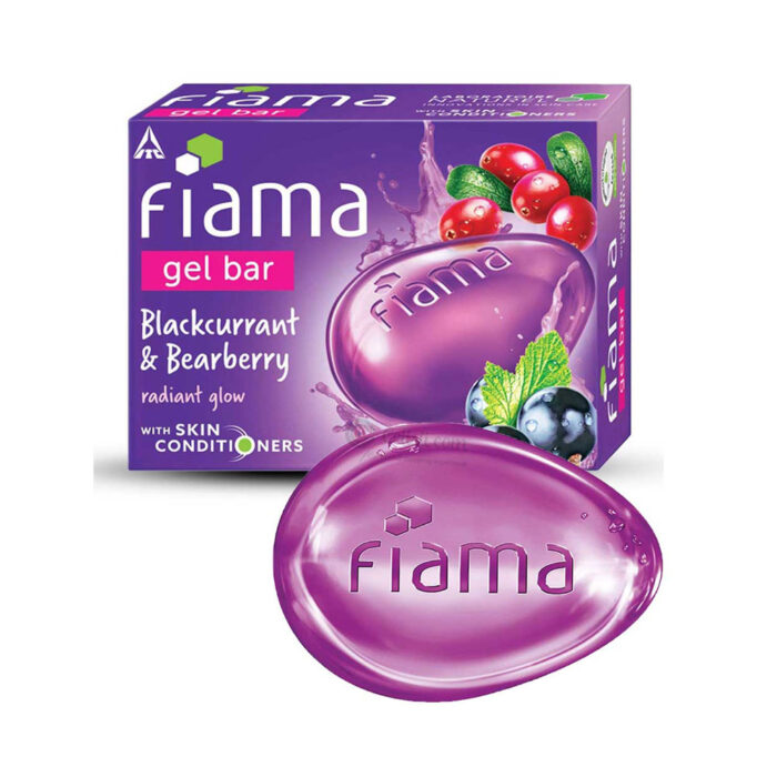 fiama blackcurrant bearberry gel bar with skin conditioners soap