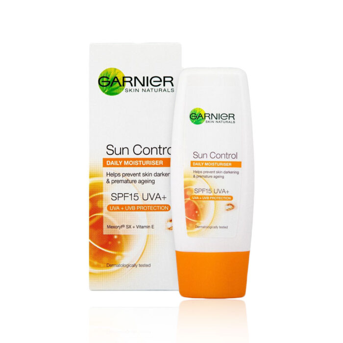 garnier sun control daily moisturiser spf 15 uva
