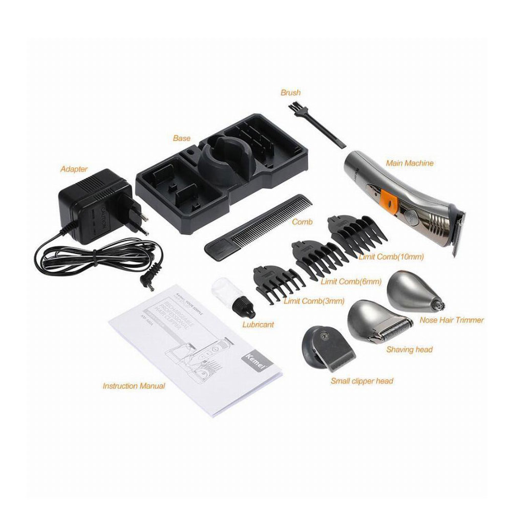 kemei 580A 7in1 premium mens grooming kit 02 1