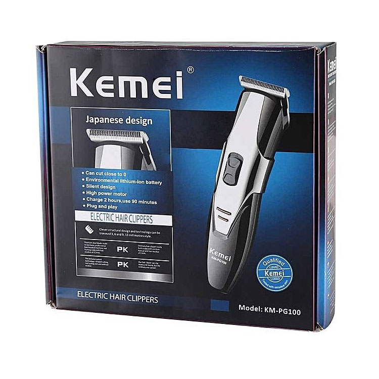 kemei km pg 100 rechargeable electric hair trimmer 06 1