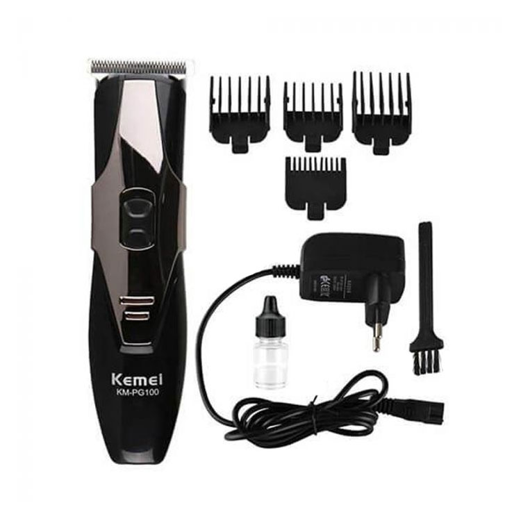 kemei km pg 100 rechargeable electric hair trimmer 07 1