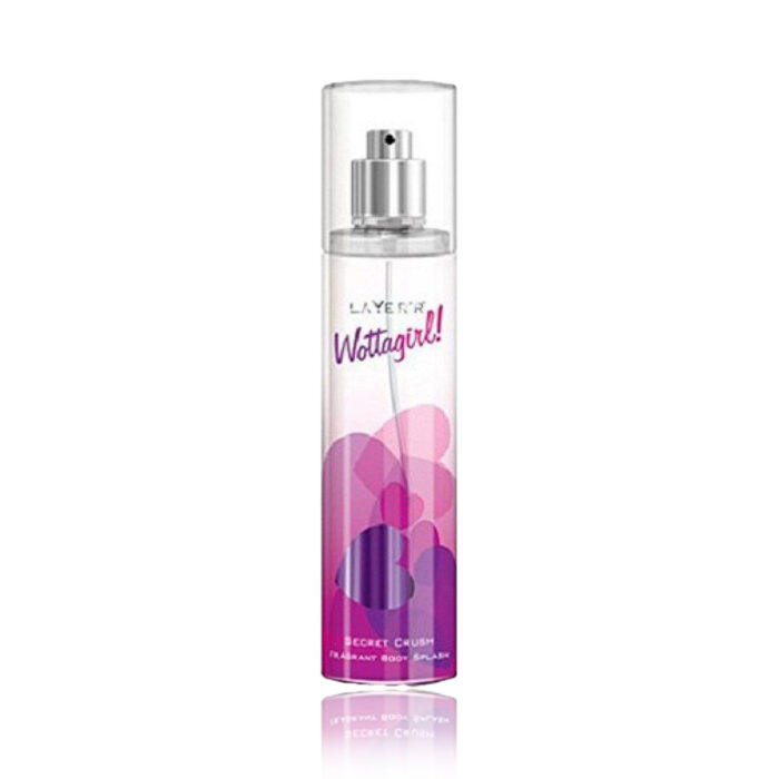 layerr wattagirl secret crush fragrant body splash