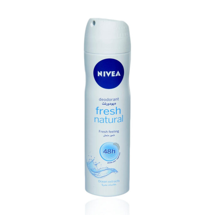 nivea fresh natural fresh feeling 48h gentle care with ocean extracts deodorant body spray 1