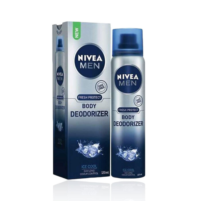 nivea men ice cool body deodorizer gas free spray 1