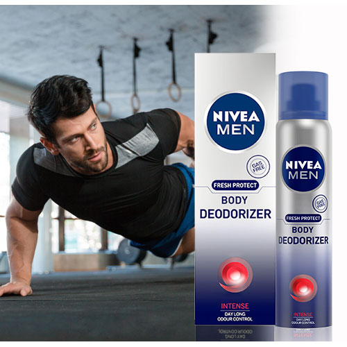 nivea men intense body deodorizer gas free spray 06 1