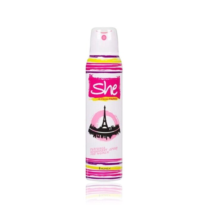 she is from paris 24hours perfumed deodorant spray