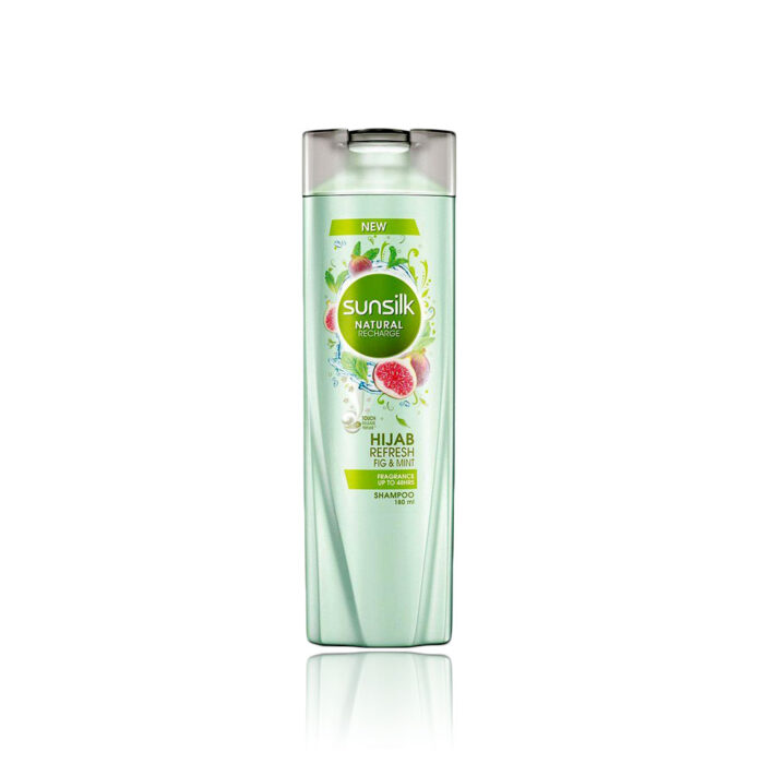 sunsilk natural recharge hijab refresh fig mint shampoo