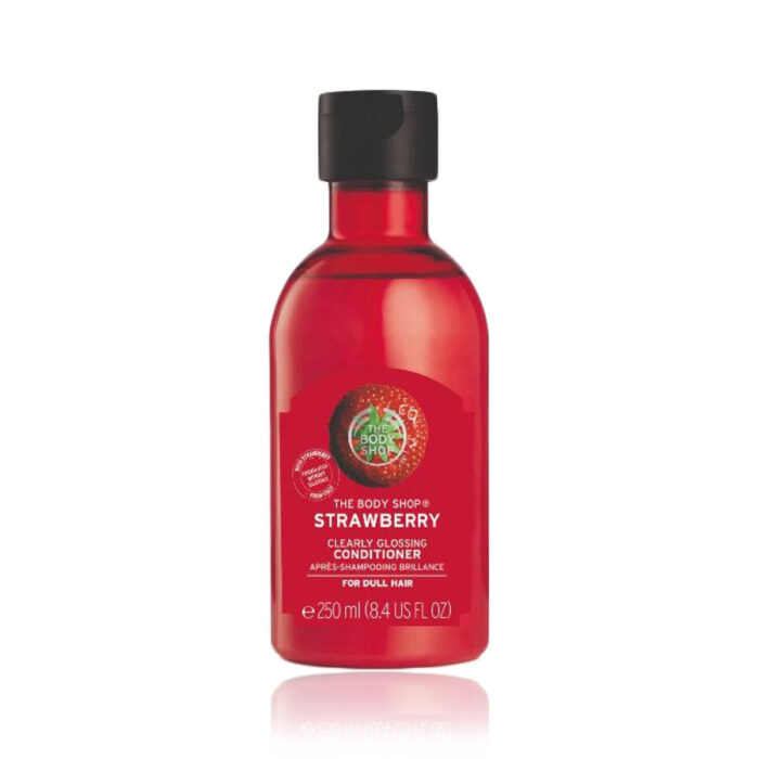 the body shop strawberry clerly glossing shampoo for dull hair