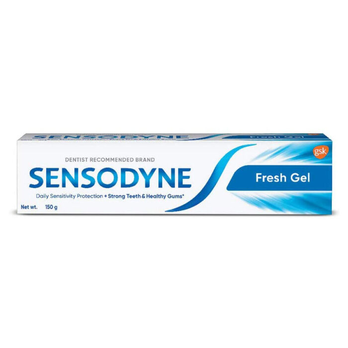 sensodyne daily sensitivity protection strong teeth and healthy gums fresh gel
