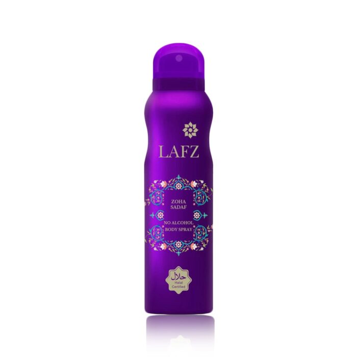 lafz zoha sadaf women no alcohol body spray