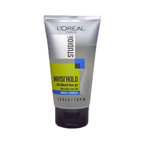 loreal paris studio line invisi hold 24h natural clear hair gel non sticky non stiff normal strength hold 06 loreal paris studio line invisi hold 24h natural clear hair gel non sticky non stiff normal strength hold 06