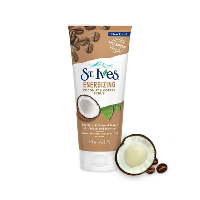 st ives energizing coconut coffee scrub oil free paraben free