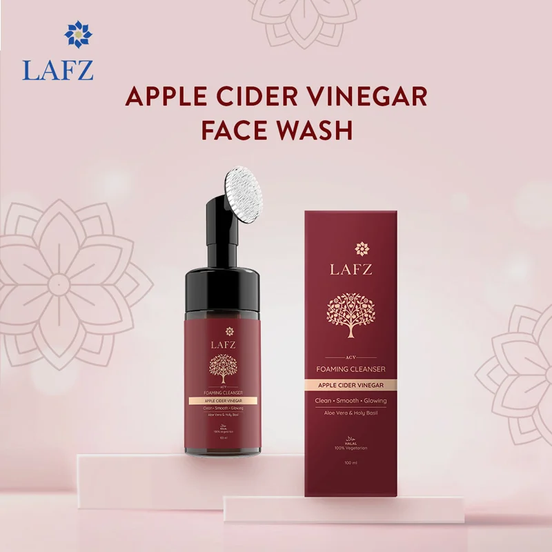 Lafz Halal Apple Cider Vinegar Foaming Face Wash 3