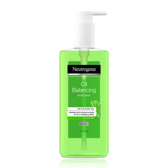 Neutrogena Oil Balancing Facial Wash With Lime And Aloe Vera
