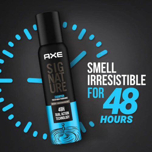 Axe Signature Champion Fresh Aqua Fragrance Body Deodorant 4