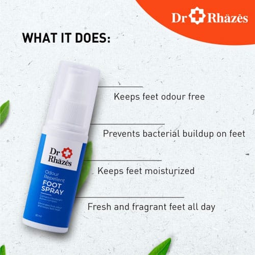 Dr Rhazes Odour Repellent Foot Spray 4