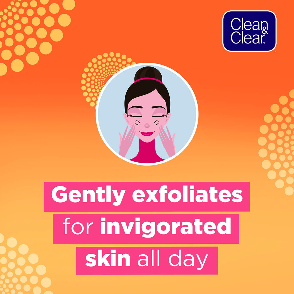 Clean Clear Morning Energy Skin Energising Daily Facial Scrub 4