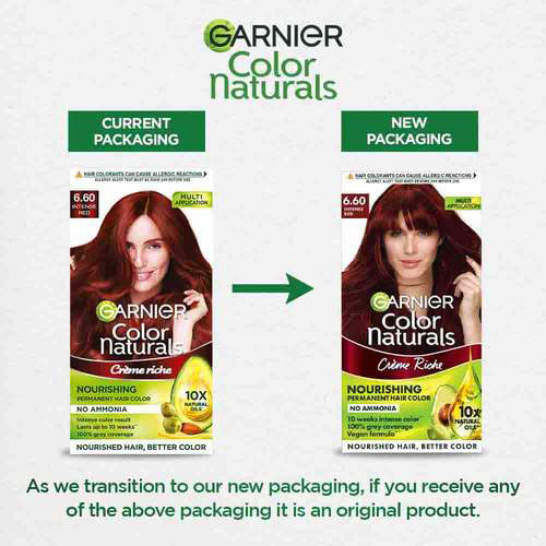 Garnier Color Naturals 6.60 Intense Red Hair Color 6