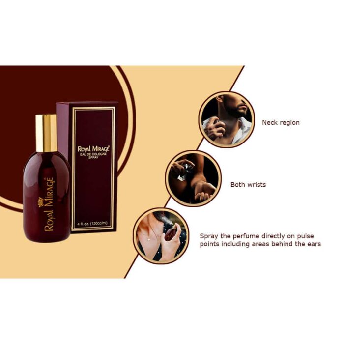 Eau De Cologne Royal Mirage Pour Hommes - Édition Limitée - Flacon Spray 120 Ml - Neuf Dans Son Emballage - Idée Cadeau