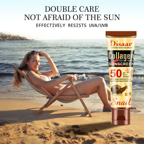Disaar Collagen Sunscreen 50spf Snail Uv Block 3