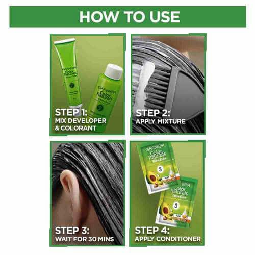 Garnier 7.3 Golden Brown Color Naturals With Fruit Serum And Vitamin 7