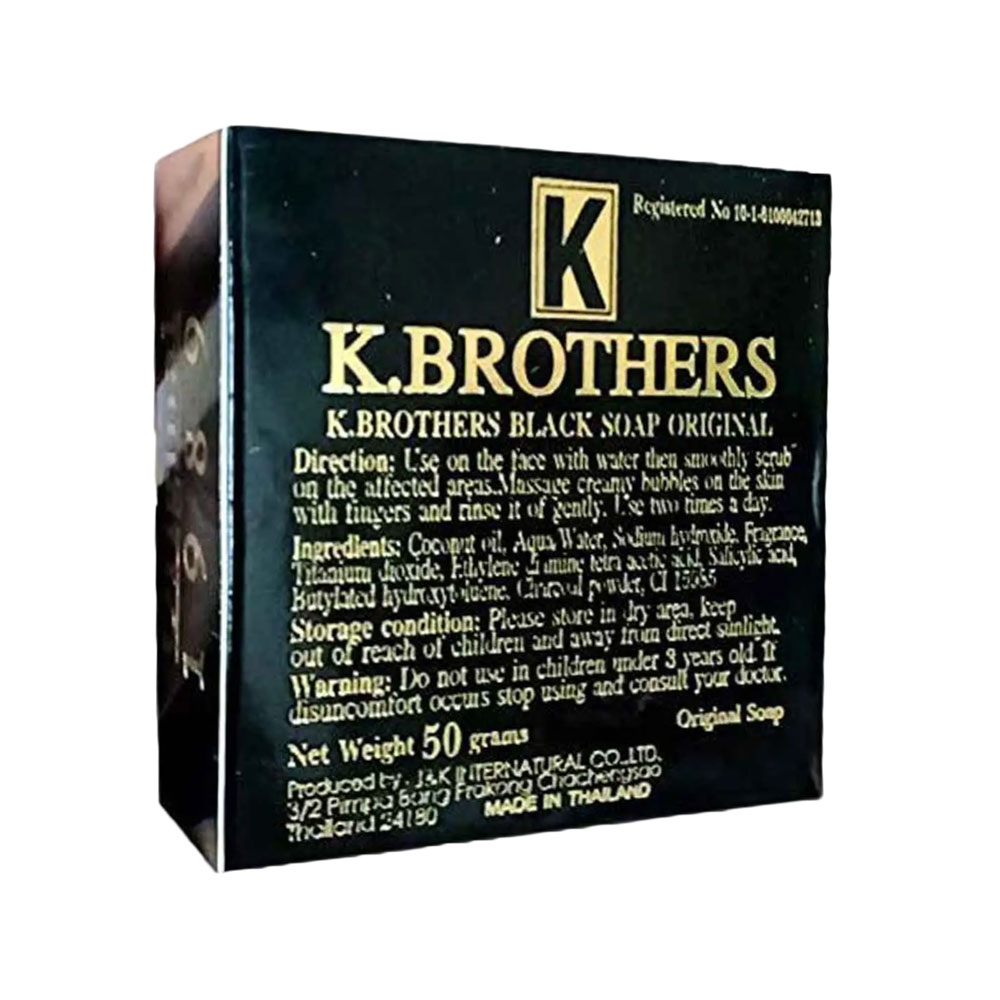 K Brothers Black Soap Original Black Spot Mask On Face 4
