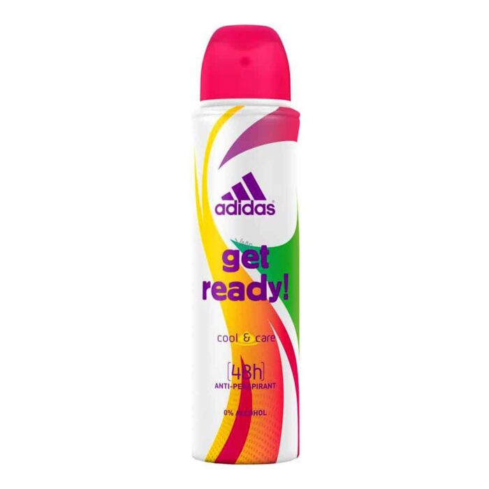 Adidas Get Ready Cool And Care 48h Anti Perspirant 0% Alchohol Body Spray