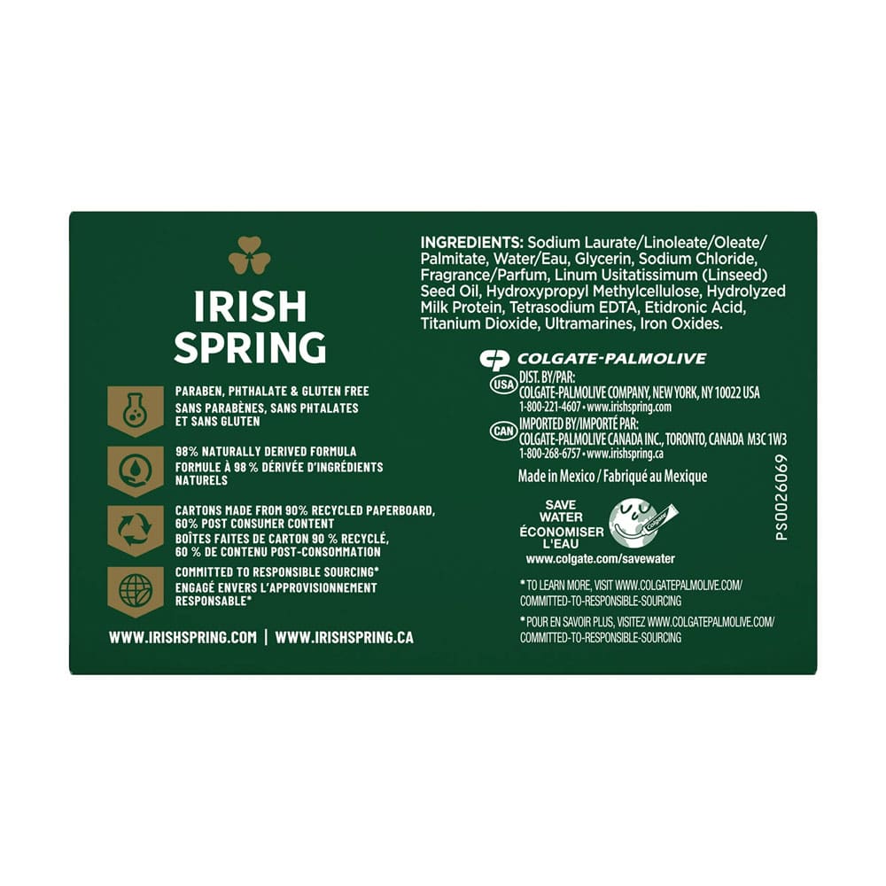 Irish Spring Moisture Blast Deodorant Soap 13