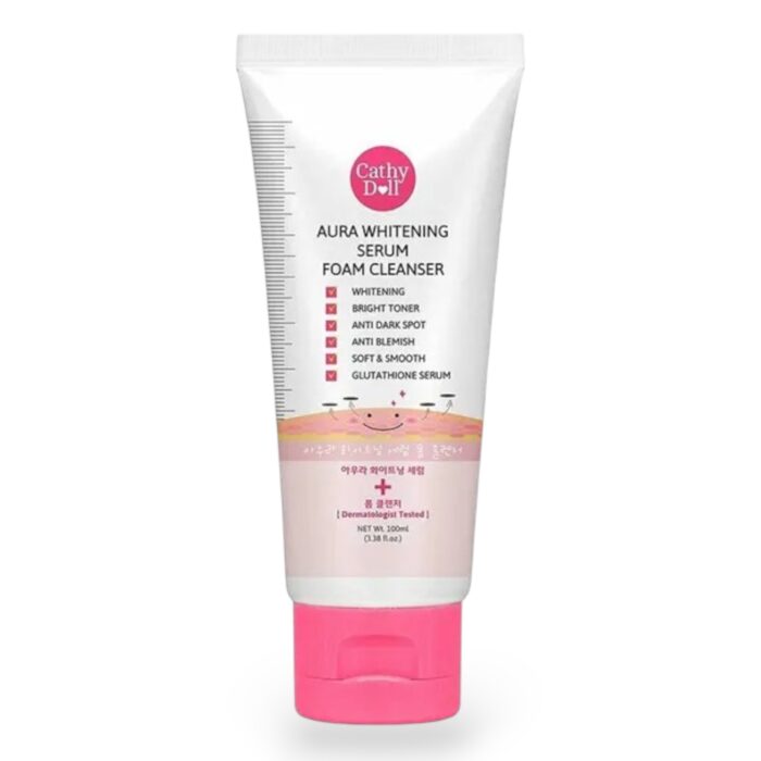Cathy Doll Aura Whitening Serum Foam Cleanser 1