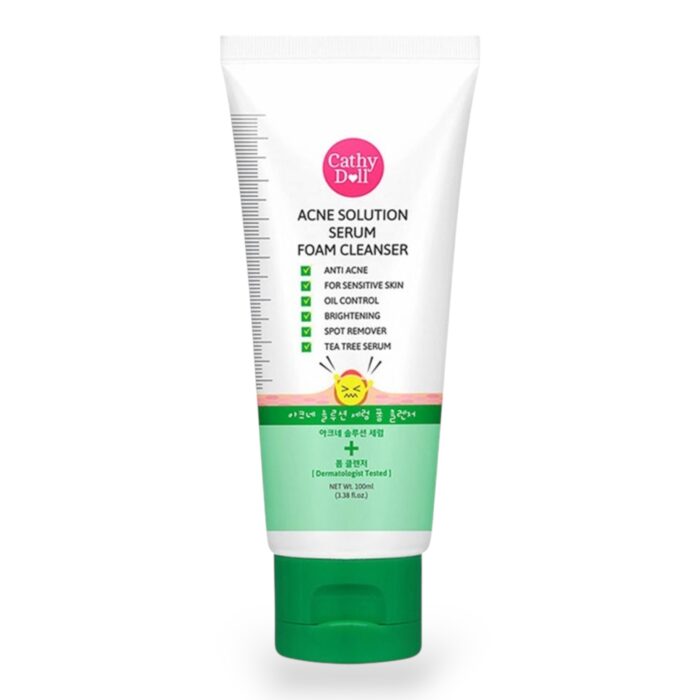 Cathy Doll Acne Solution Serum Foam Cleanser 1