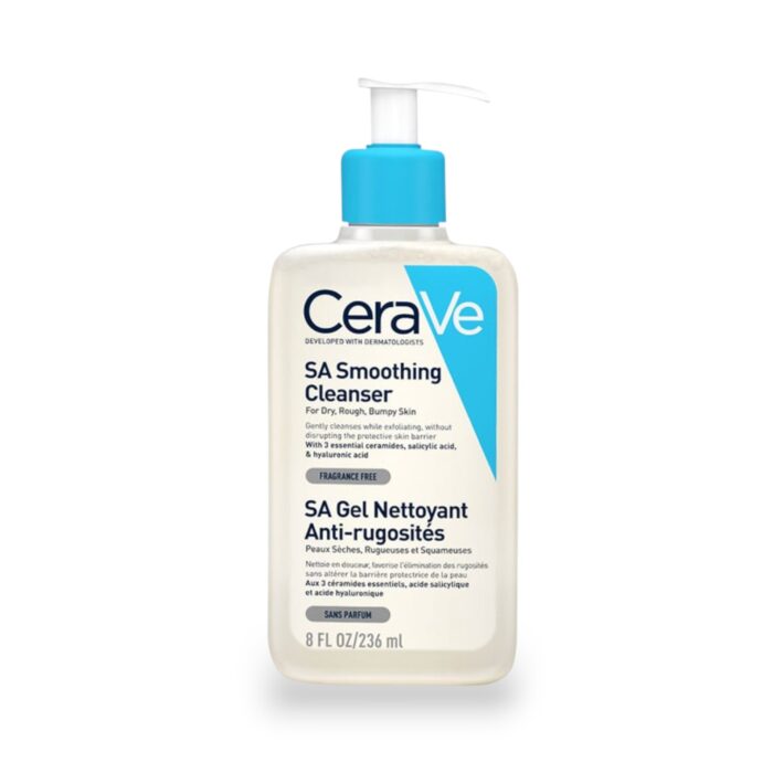 Cerave Sa Smoothing Cleanser For Dry Rough Bumpy Skin