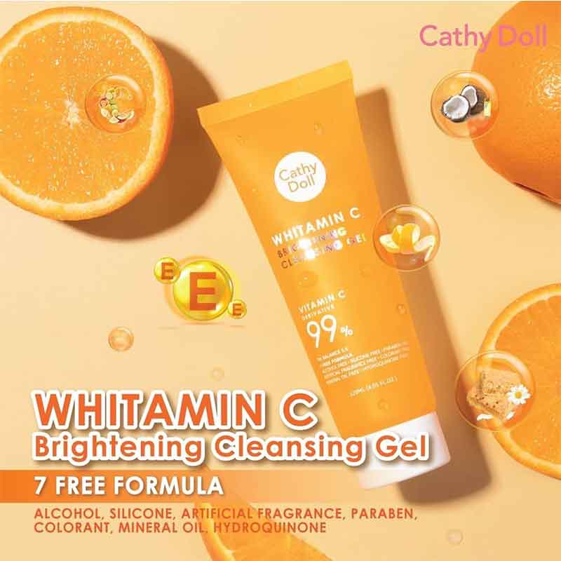 Cathy Doll Whitamin C Brightening Cleansing Gel 120ml (made In Korea)1