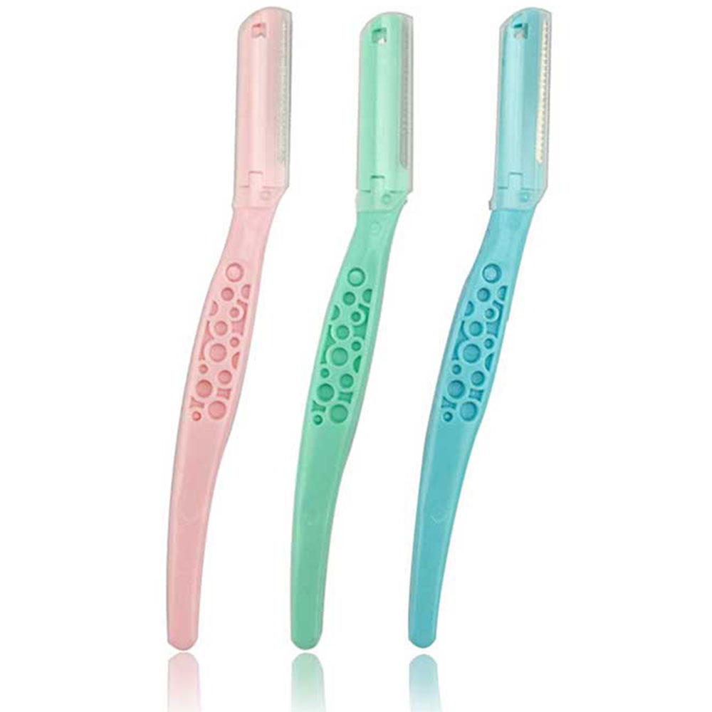 Qianlili Double Decoration Eyebrow Razor 3pcs 4